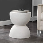 Louisa 18 Mid-Century Modern Drum Accent Table , by JONATHAN Y