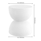 Louisa 18 Mid-Century Modern Drum Accent Table , by JONATHAN Y