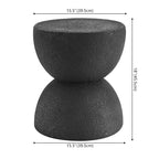 Louisa 18 Mid-Century Modern Drum Accent Table , by JONATHAN Y