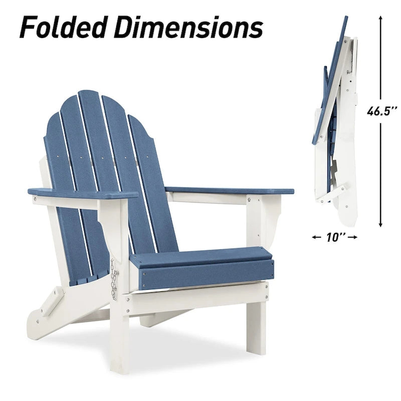 Aoodor Folding Patio Chairs - Stylish and Portable Seating - N/A