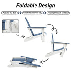Aoodor Folding Patio Chairs - Stylish and Portable Seating - N/A