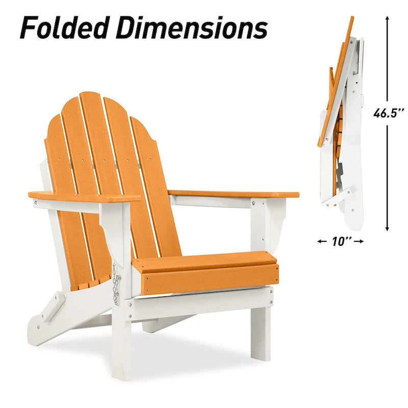 Aoodor Folding Patio Chairs - Stylish and Portable Seating - N/A
