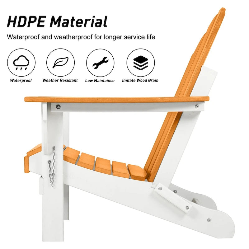 Aoodor Folding Patio Chairs - Stylish and Portable Seating - N/A