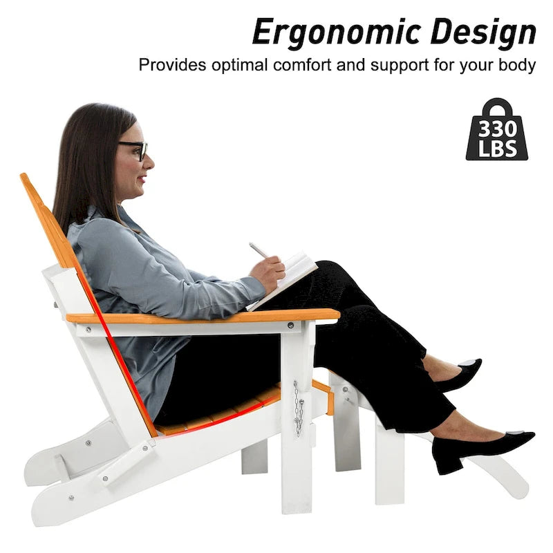 Aoodor Folding Patio Chairs - Stylish and Portable Seating - N/A