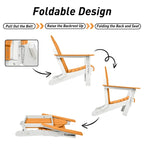 Aoodor Folding Patio Chairs - Stylish and Portable Seating - N/A