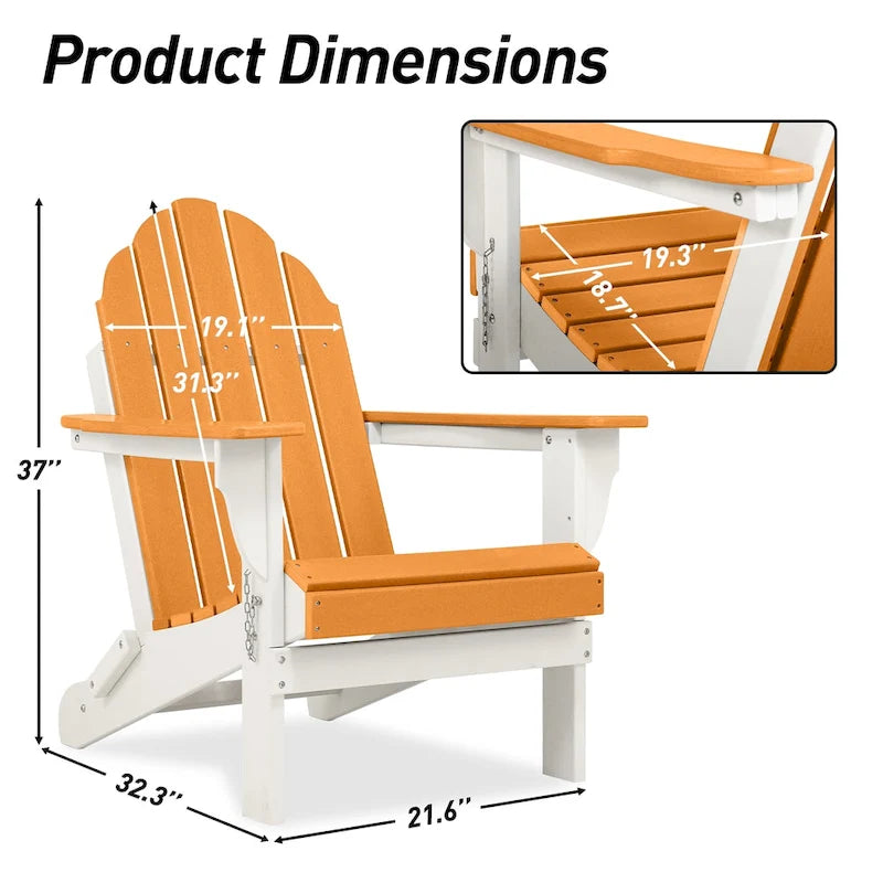 Aoodor Folding Patio Chairs - Stylish and Portable Seating - N/A