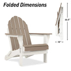 Aoodor Folding Patio Chairs - Stylish and Portable Seating - N/A