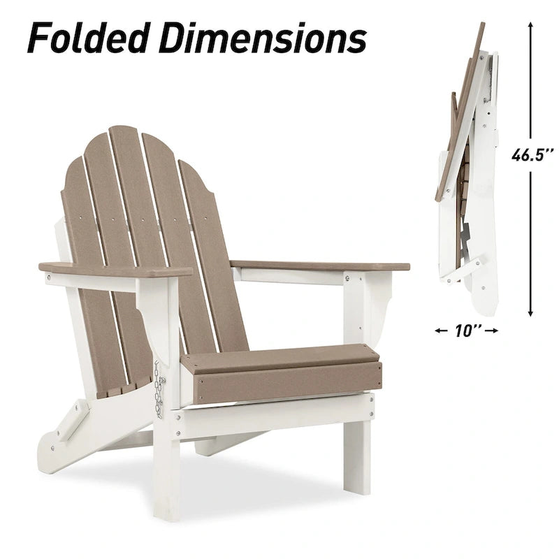 Aoodor Folding Patio Chairs - Stylish and Portable Seating - N/A
