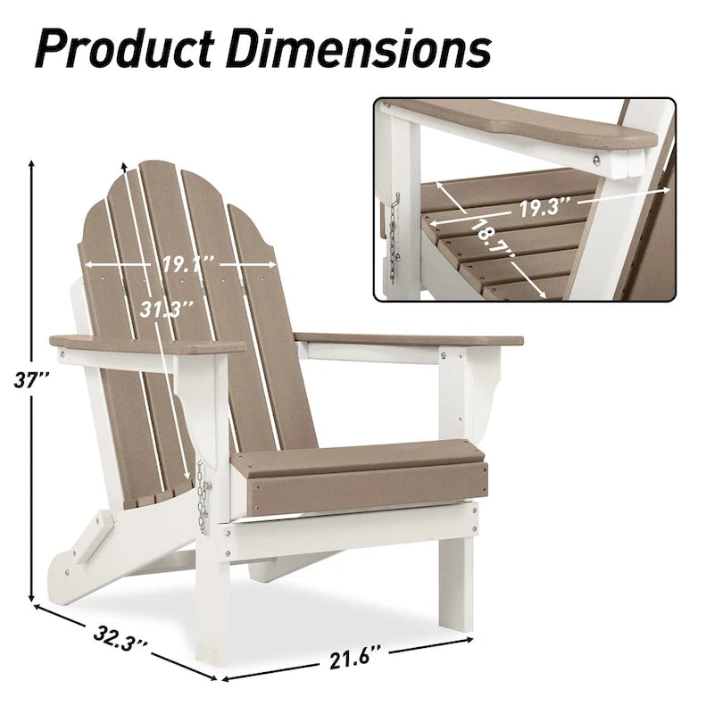 Aoodor Folding Patio Chairs - Stylish and Portable Seating - N/A