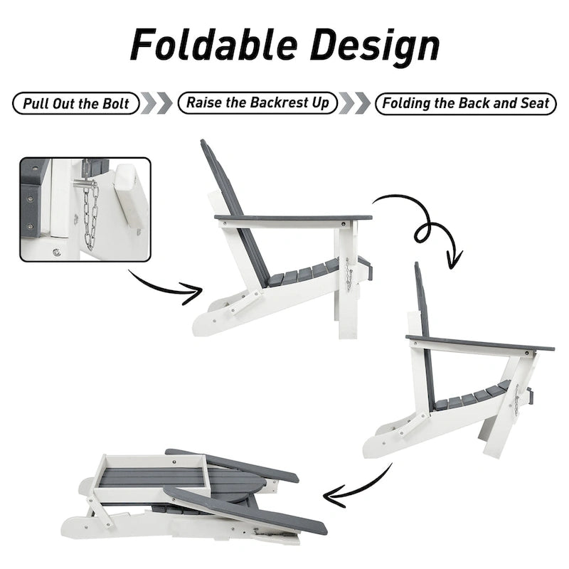 Aoodor Folding Patio Chairs - Stylish and Portable Seating - N/A