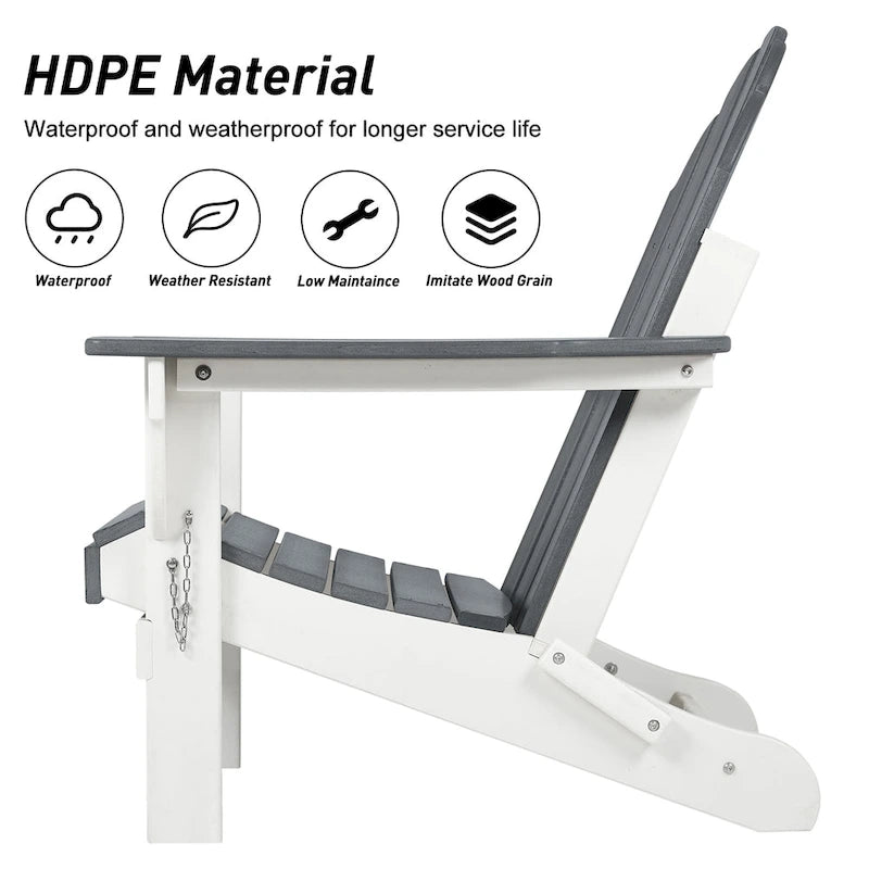 Aoodor Folding Patio Chairs - Stylish and Portable Seating - N/A