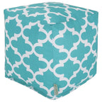 Majestic Home Goods Trellis Pattern Indoor/ Outdoor Pouf Ottoman