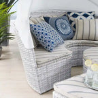 Scottsdale Canopy Sunbrella Outdoor Patio Daybed