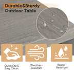 Outdoor Patio Coffee Table Furniture Table