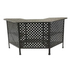 Aged Bronze Aluminum Party Bar Table