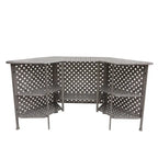 Aged Bronze Aluminum Party Bar Table
