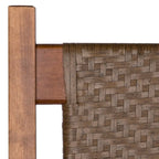 Hampton Genuine Hardwood Rocking Chair with Weather-Resistant Woven Wicker Back
