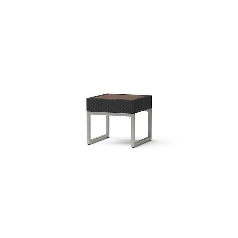 Milo Espresso 7 Piece Sunbrella Outdoor Patio Motion Fire Set
