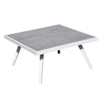 Glitzhome Outdoor Modern Patio Aluminum Sectional Seater Sofa or Coffee Side Table