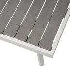 Glitzhome Outdoor Modern Patio Aluminum Sectional Seater Sofa or Coffee Side Table