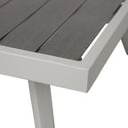 Glitzhome Outdoor Modern Patio Aluminum Sectional Seater Sofa or Coffee Side Table
