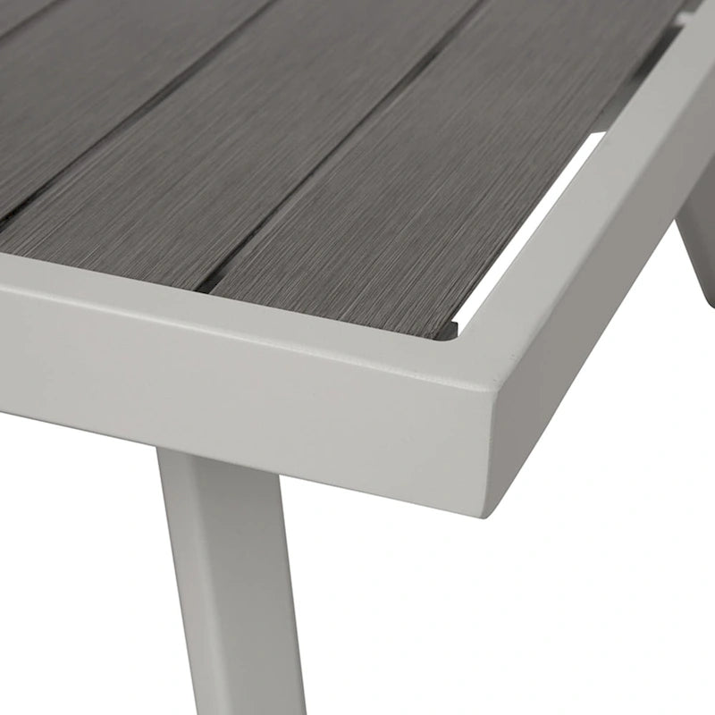 Glitzhome Outdoor Modern Patio Aluminum Sectional Seater Sofa or Coffee Side Table