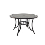 48 Outdoor Patio Round Aluminum Dining Table