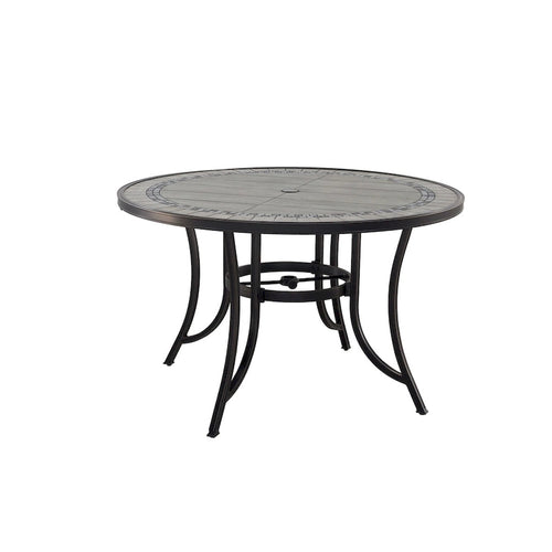 48 Outdoor Patio Round Aluminum Dining Table