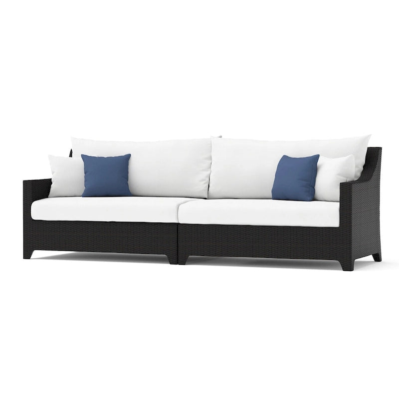 Deco 8 Piece Aluminum Outdoor Patio Sofa & Club Chair Set