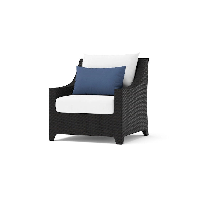 Deco 8 Piece Aluminum Outdoor Patio Sofa & Club Chair Set