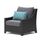 Deco 8 Piece Aluminum Outdoor Patio Sofa & Club Chair Set