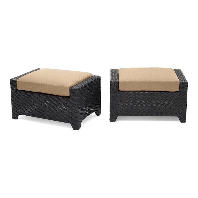 Deco 8 Piece Aluminum Outdoor Patio Sofa & Club Chair Set