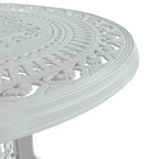 Patio Table Round Outdoor Coffee Table with Umbrella Hole