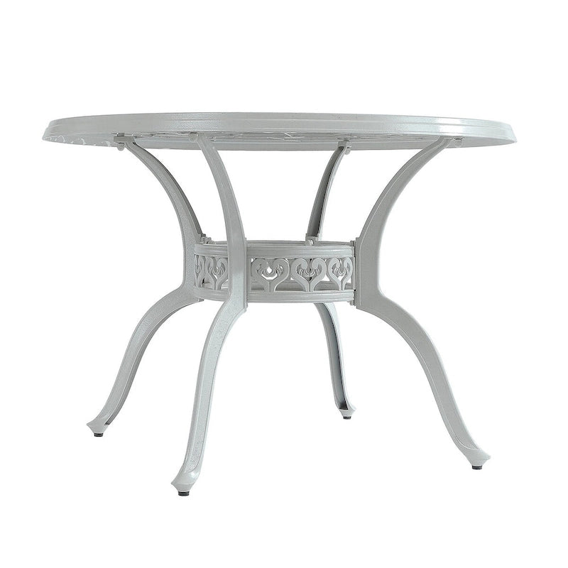 Patio Table Round Outdoor Coffee Table with Umbrella Hole