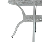 Patio Table Round Outdoor Coffee Table with Umbrella Hole