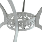 Patio Table Round Outdoor Coffee Table with Umbrella Hole