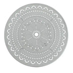 Patio Table Round Outdoor Coffee Table with Umbrella Hole