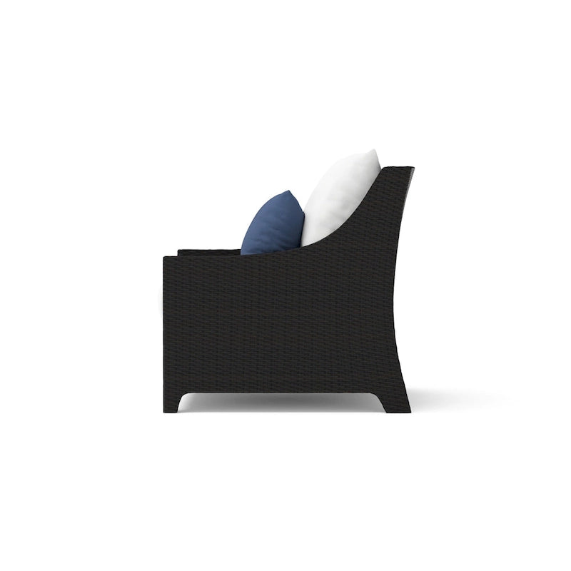 Deco 2 Piece Sunbrella Outdoor Patio Club Chairs - 30W x 33D x 32H