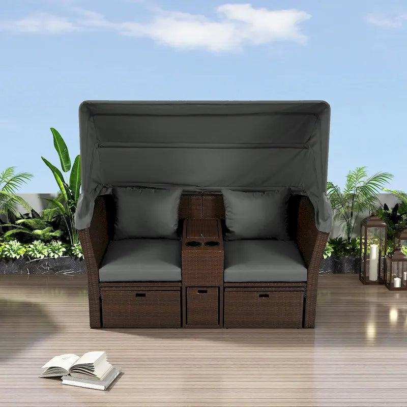 2-Seater Outdoor Patio Daybed