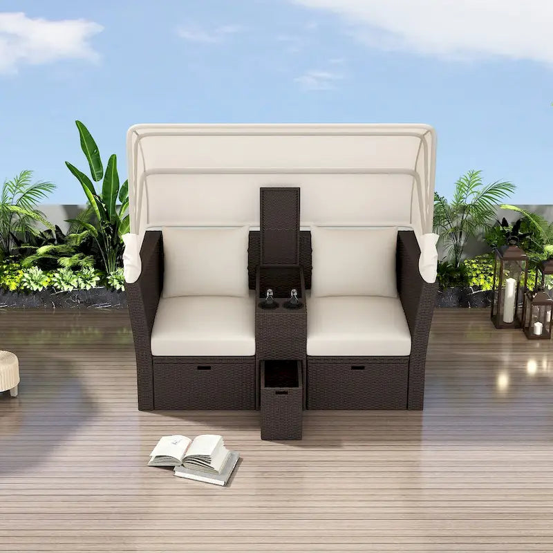 2-Seater Outdoor Patio Daybed