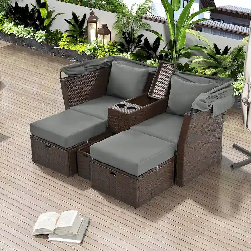2-Seater Outdoor Patio Daybed