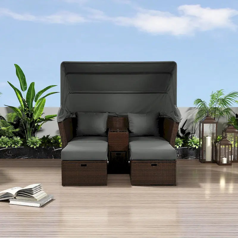 2-Seater Outdoor Patio Daybed