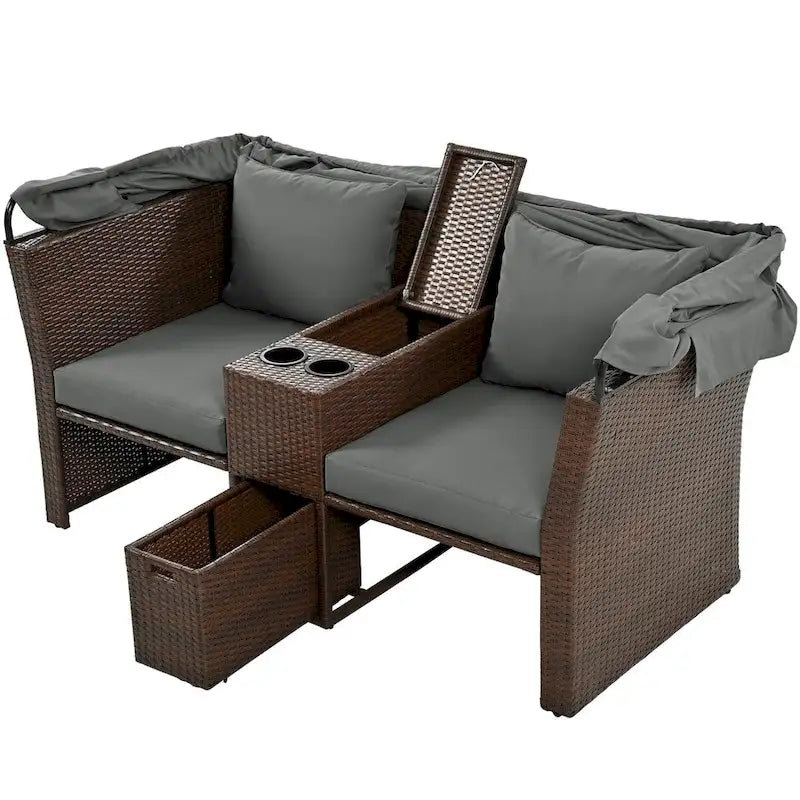 2-Seater Outdoor Patio Daybed