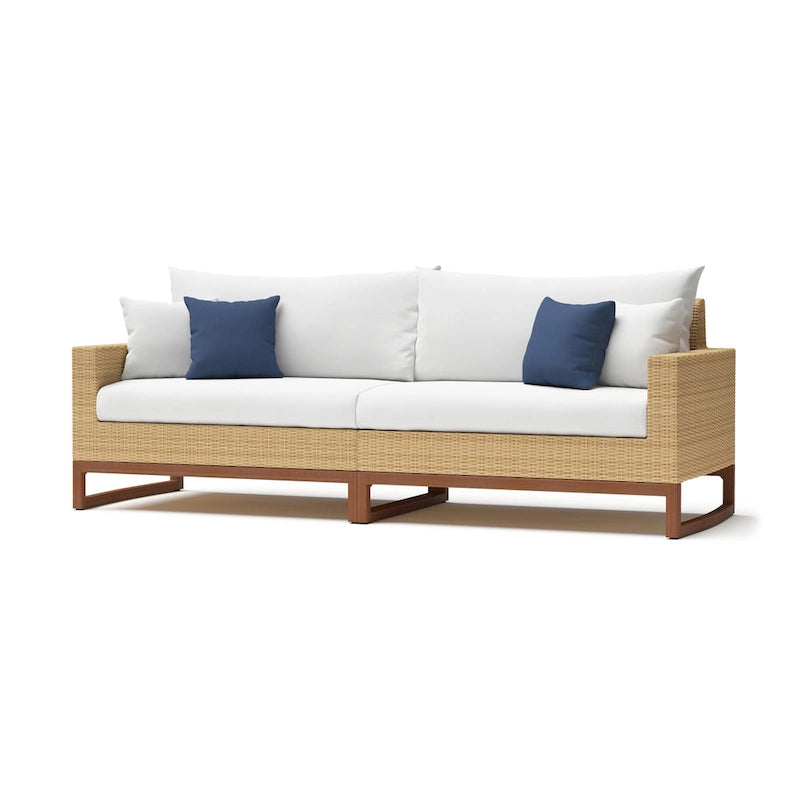 Mili 8 Piece Sunbrella Outdoor Patio Sofa and Club Chair Set