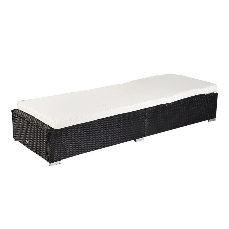 Patio Leisure Rattan Furniture Pool Bed / Chaise (Single Sheet)