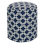 Majestic Home Goods Links Indoor/ Outdoor Ottoman Pouf