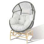 Patio Glider Egg Chair Rocking Egg Chair - Dark Grey