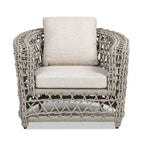 Everly 37.5 Woven Frame Barrel Deep Seating Patio Arm Chair