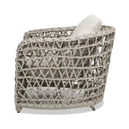 Everly 37.5 Woven Frame Barrel Deep Seating Patio Arm Chair