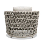 Everly 37.5 Woven Frame Barrel Deep Seating Patio Arm Chair